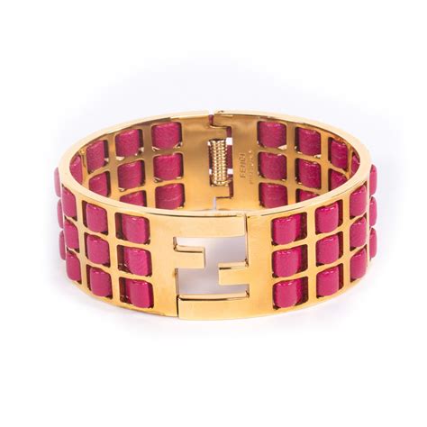 fendi leather bracelet price|fendista diamond bracelet.